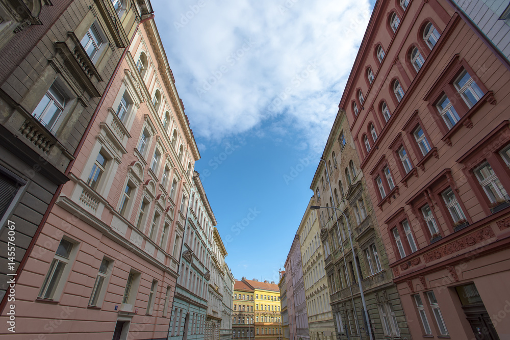 Fototapeta premium Traditional city architecture in Prague 