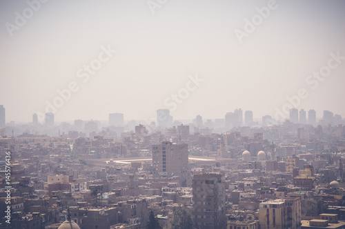 skyline of old buildings at cairo  egypt