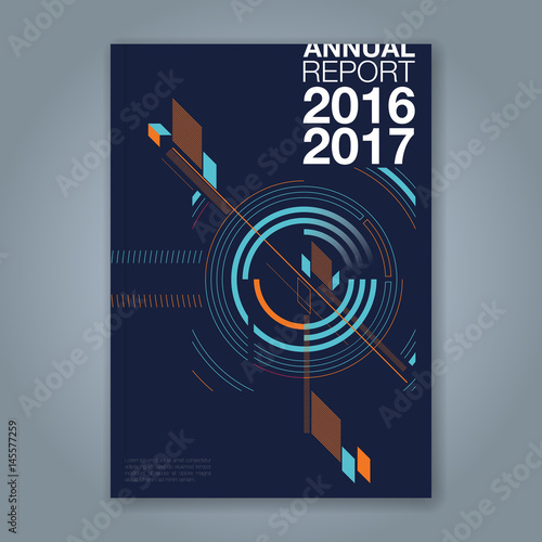 Abstract minimal geometric design background for business annual report book cover brochure flyer poster