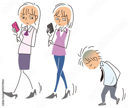 冷たい女の目