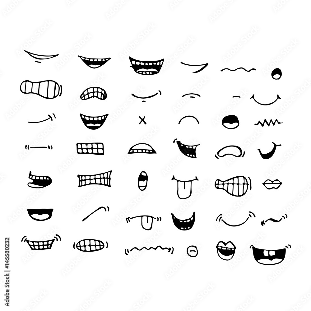 Vetores semelhantes a 129263000 mouth cartoon icon