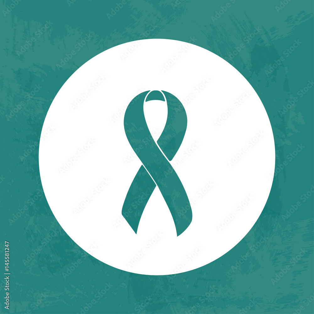 TooLoud Celiac Disease Awareness Ribbon - Light Green Coaster