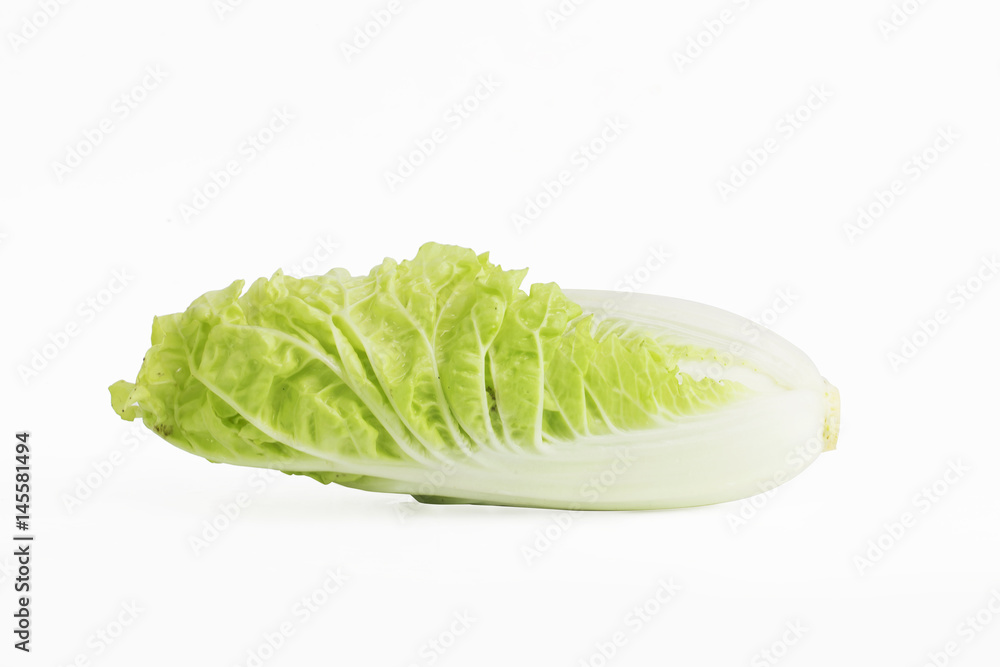Chinese cabbage isolated on the white background. Chinese cabbage isolated on the white background.