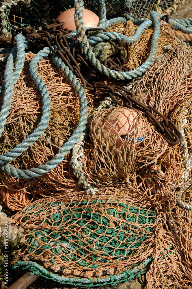 deep sea fishing nets & buoys