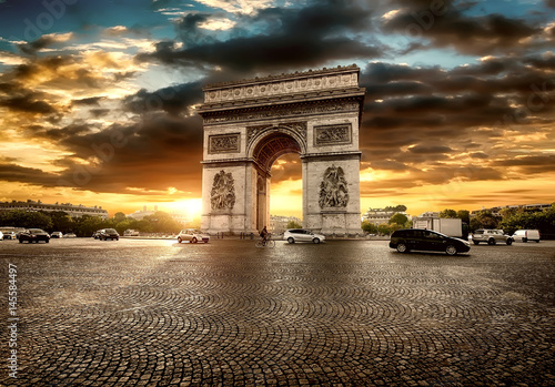 Parisian Arc de Triomphe