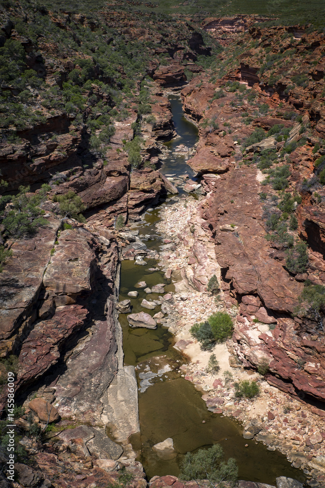Western Australia - Outback Landscape with river depression