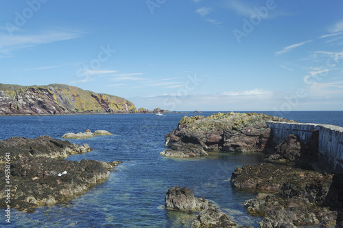 harbour entrance at St. Abbs  Berwickshire