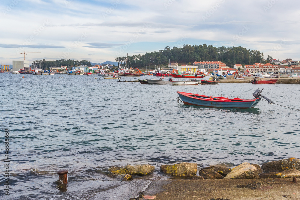 Naklejka premium Xufre fishing harbor