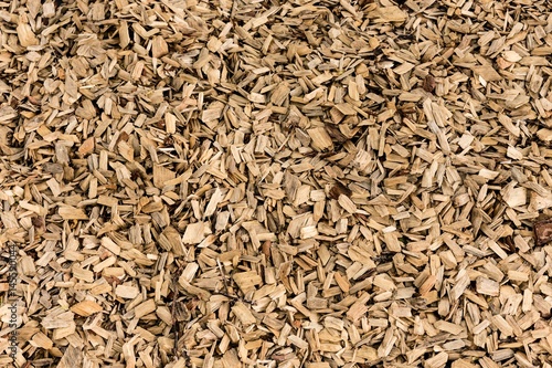 wood barking mulch texture background photo