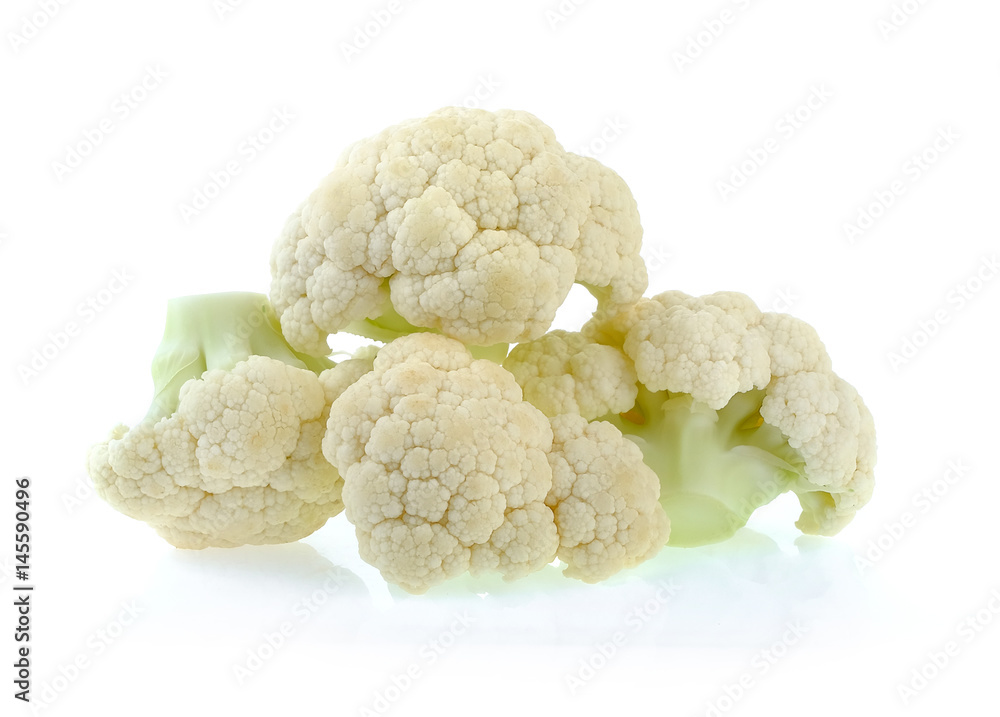 Cauliflower on white background Cauliflower on white background