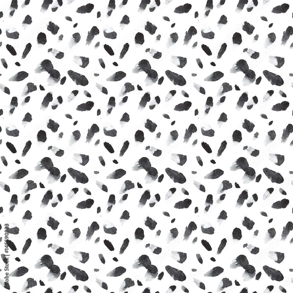 Black and white seamless patterns. Hand drawn watercolor lines. Black and white seamless patterns. Hand drawn watercolor lines.