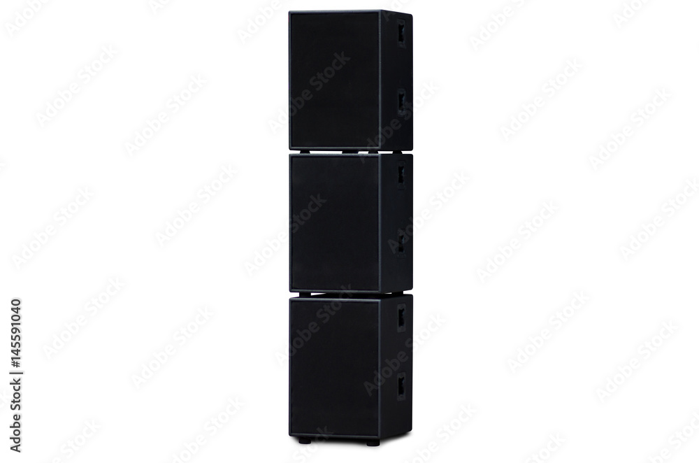 Columns black variety isolated Columns black variety isolated