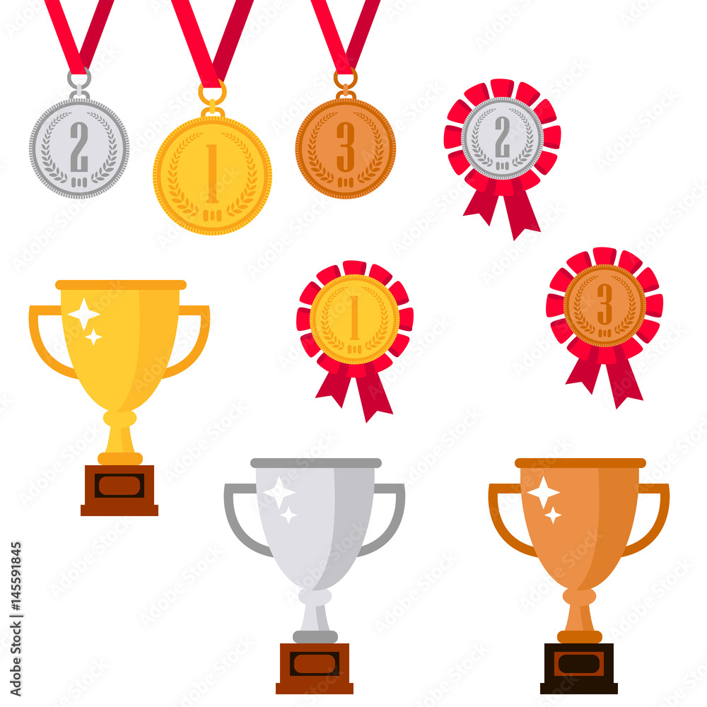 Medals And Tropheys Simply Icons Cup Trophy Sign Vector, Cup, Trophy, Sign  PNG and Vector with Transparent Background for Free Download