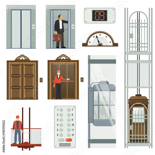 Elevator Icon Set