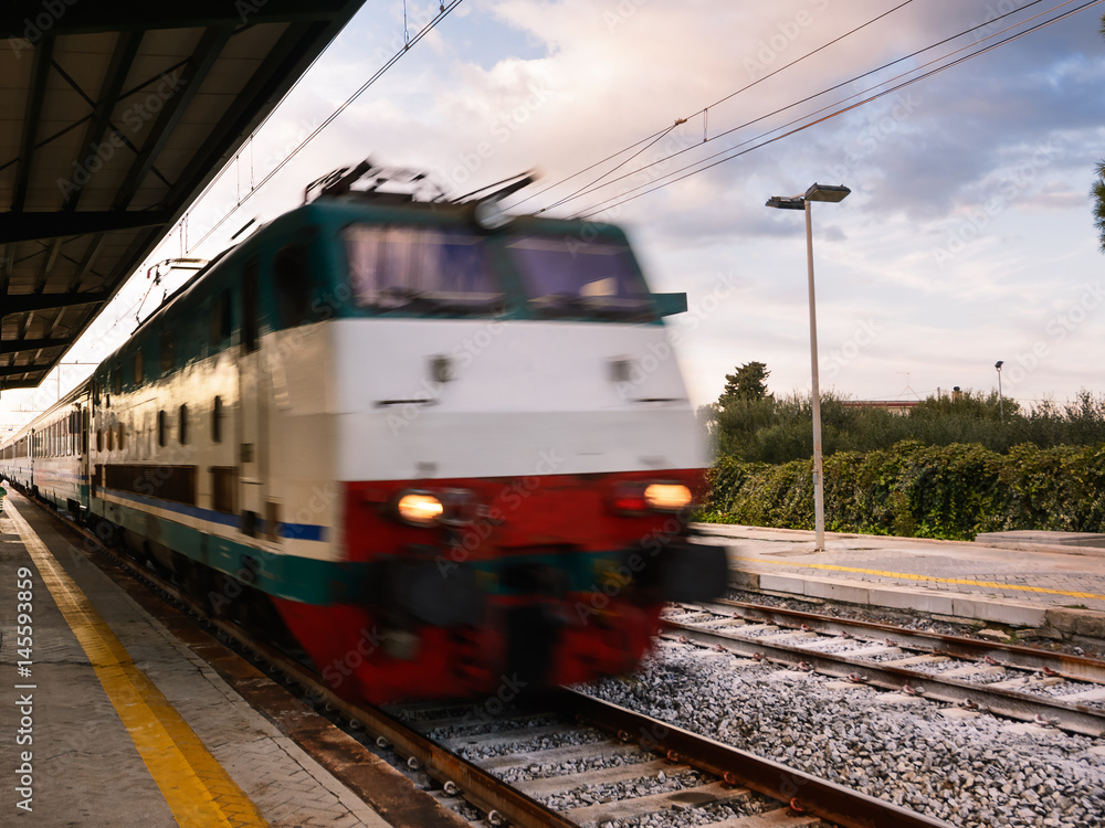 railway station of a small Italian town