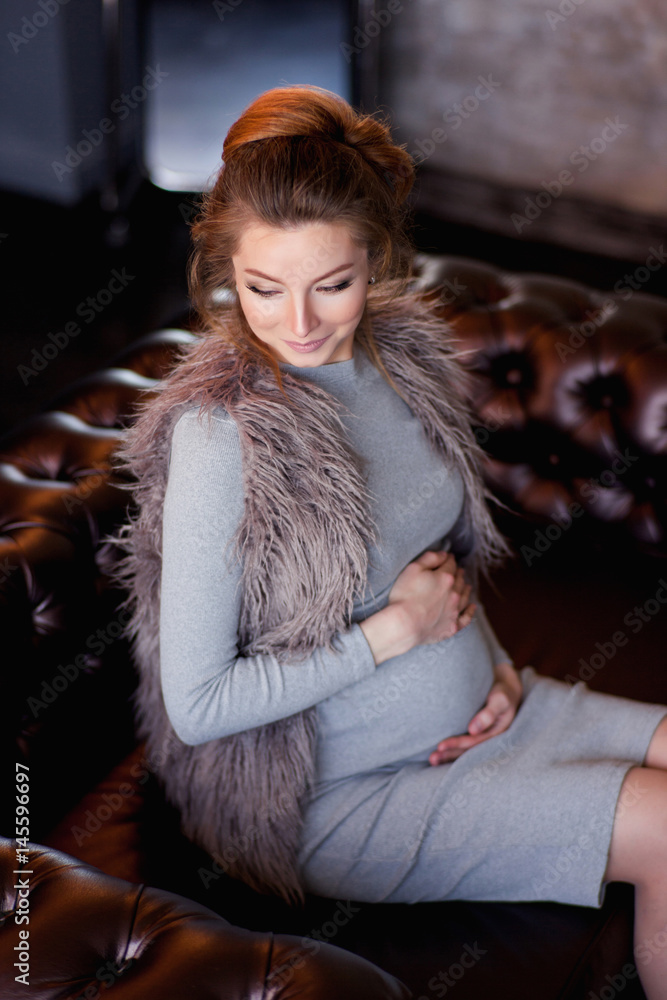 Pregnant beautiful girl