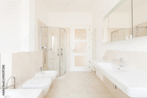 White marble bathroom