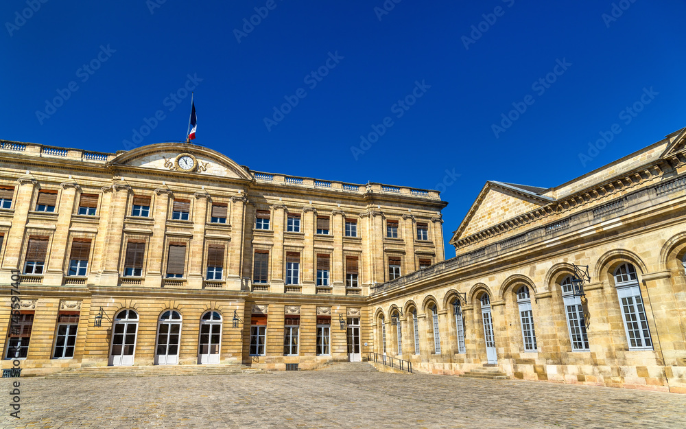 Palais Rohan, the City Hall of Bordeaux - France