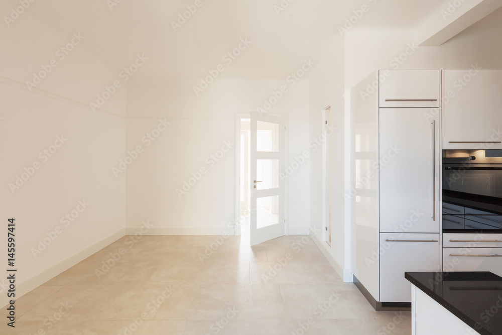 Obraz premium Interior of empty kitchen