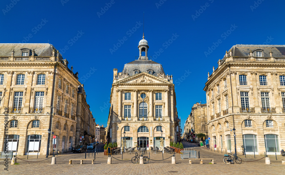 Place de la Bourse in Bordeaux, France