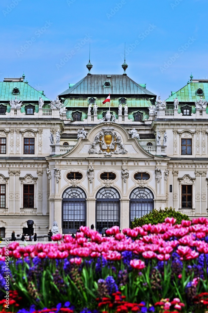 Obraz premium Schloss Belvedere Wien