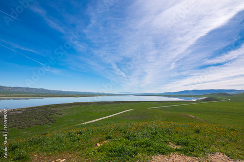 Carrizo Plain National Monument, San Andreas Fault (boundary between the Pacific Plate and the North American Plate), California USA, North America