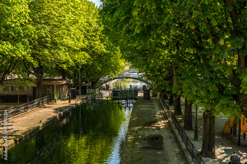 St Martins-Kanal in Paris X-Bezirk Fototapete