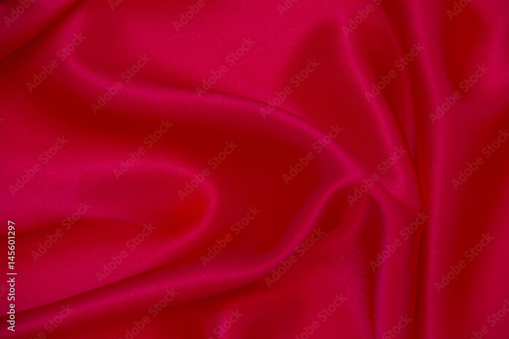 Red cloth waves background texture. Red cloth waves background texture.