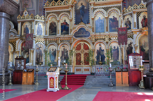 Inside Uspenskin Cathedral