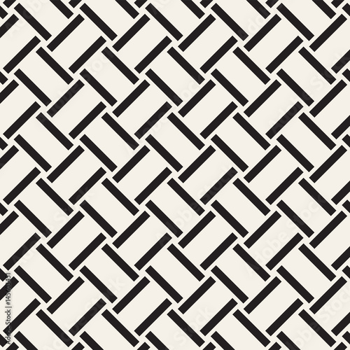 Vector seamless pattern. Modern texture. Repeating abstract background. Geometric rectangles symmetric lattice