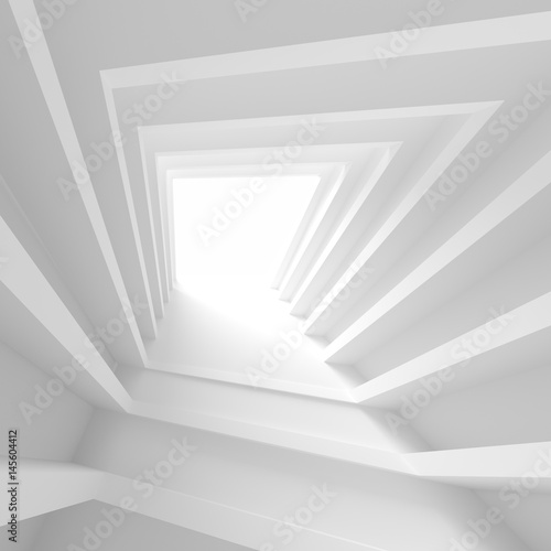 Wallpaper Mural Abstract Architecture Background. White Tunnel Building Torontodigital.ca