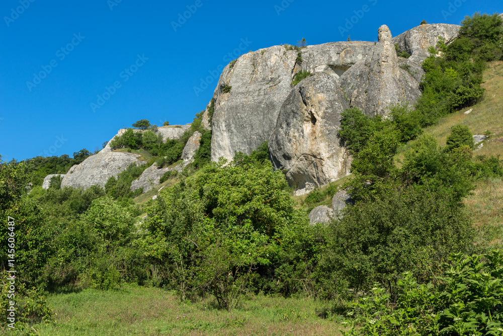 Cave City in Cherkez-Kermen Valley, Crimea