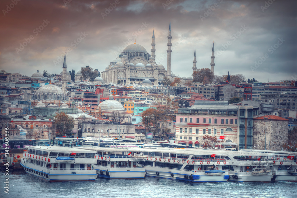Fototapeta premium Istanbul is Turkey's largest city