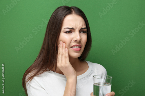 Beautiful young woman with ...