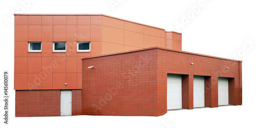 The agricultural no name mass production brick garage and warehouse