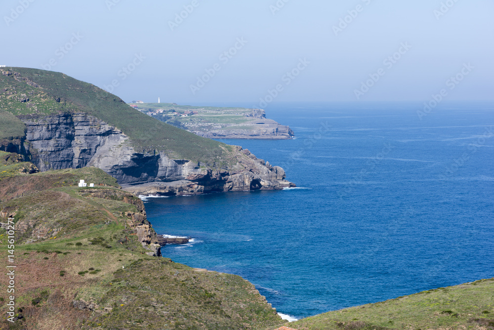 The cape quejo in the province of cantabria