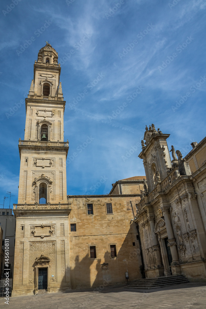 Alte Kirche im Zentrum von Lecce, in Apulien, Italien