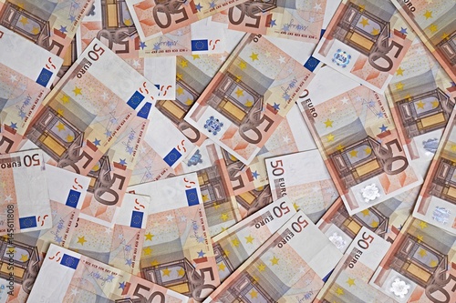 Euro Banknotes Background