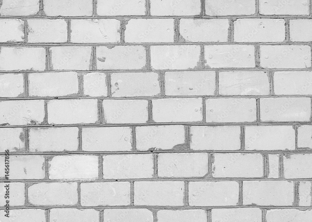 Obraz premium White brick wall.