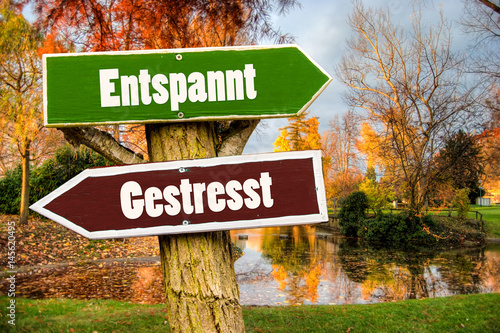 Schild 201 - Entspannt