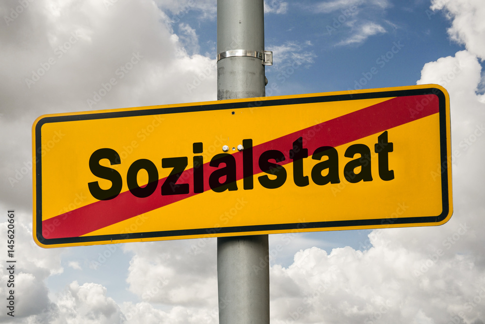 Schild 244 - Sozialstaat