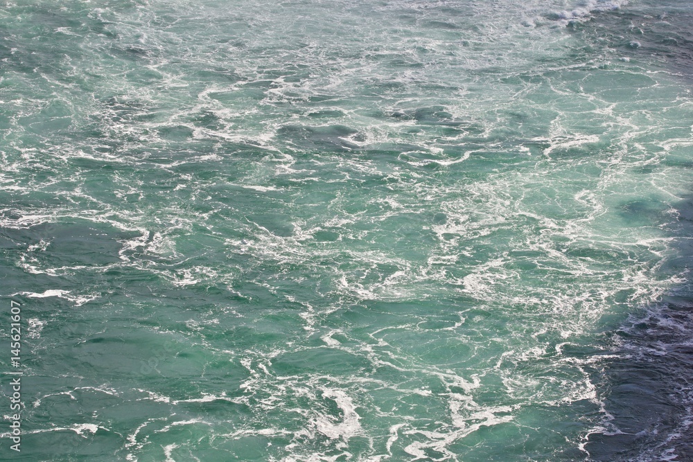 Beautiful isolated photo of the water near amazing Niagara falls