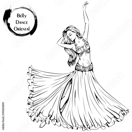 Dance line belly dance