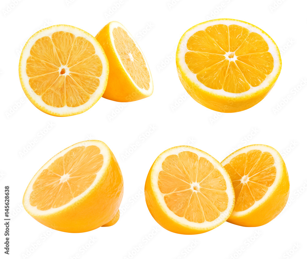 lemon isolated on white lemon isolated on white