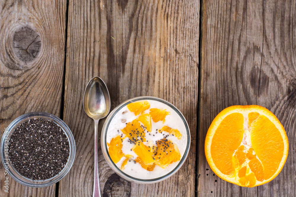 Low calorie milk fruit fresh with orange Low calorie milk fruit fresh with orange