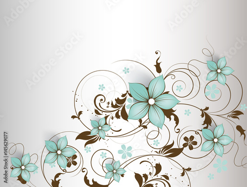 Abstract floral background  for design 