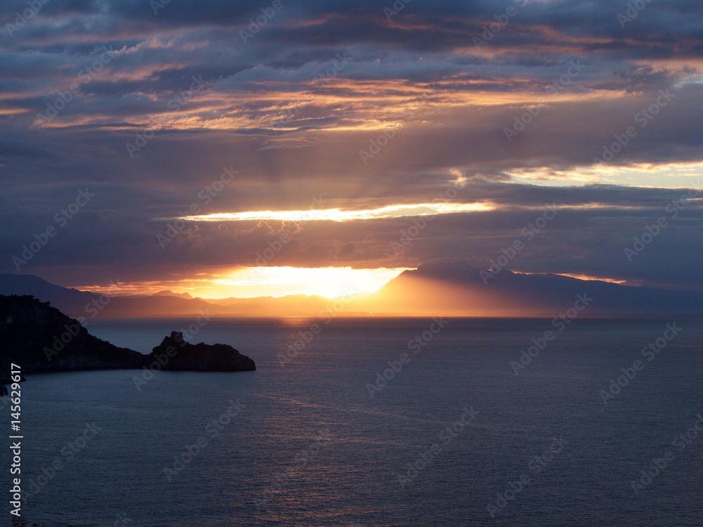 Amalfi Coast sunrise Italian style.