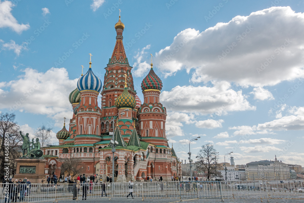 Saint Basil's Cathedral in Moscow Saint Basil's Cathedral in Moscow