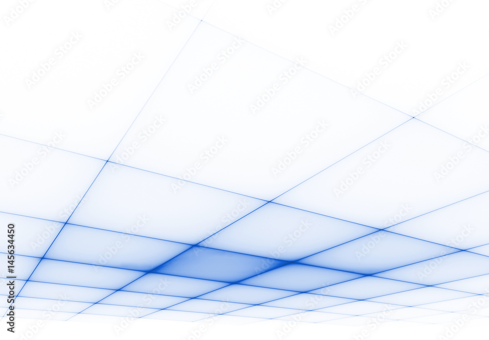 Blue grid 3D surface Blue grid 3D surface