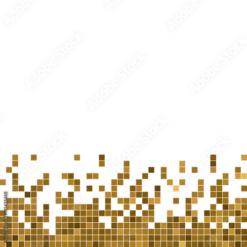 abstract vector square pixel mosaic background